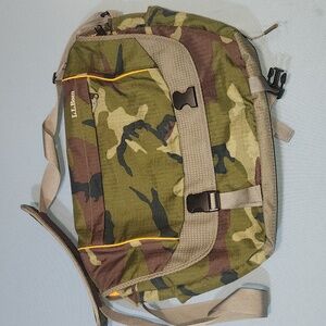 LL Bean Camouflage Laptop Bag